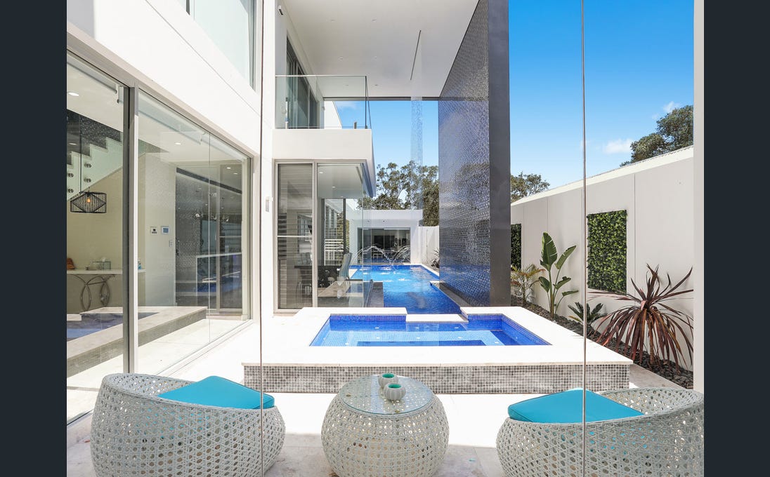 Mosaic Courtyard — Pool & Outdoor Build by Pier 8 Constructions, Hurstville Grove, NSW